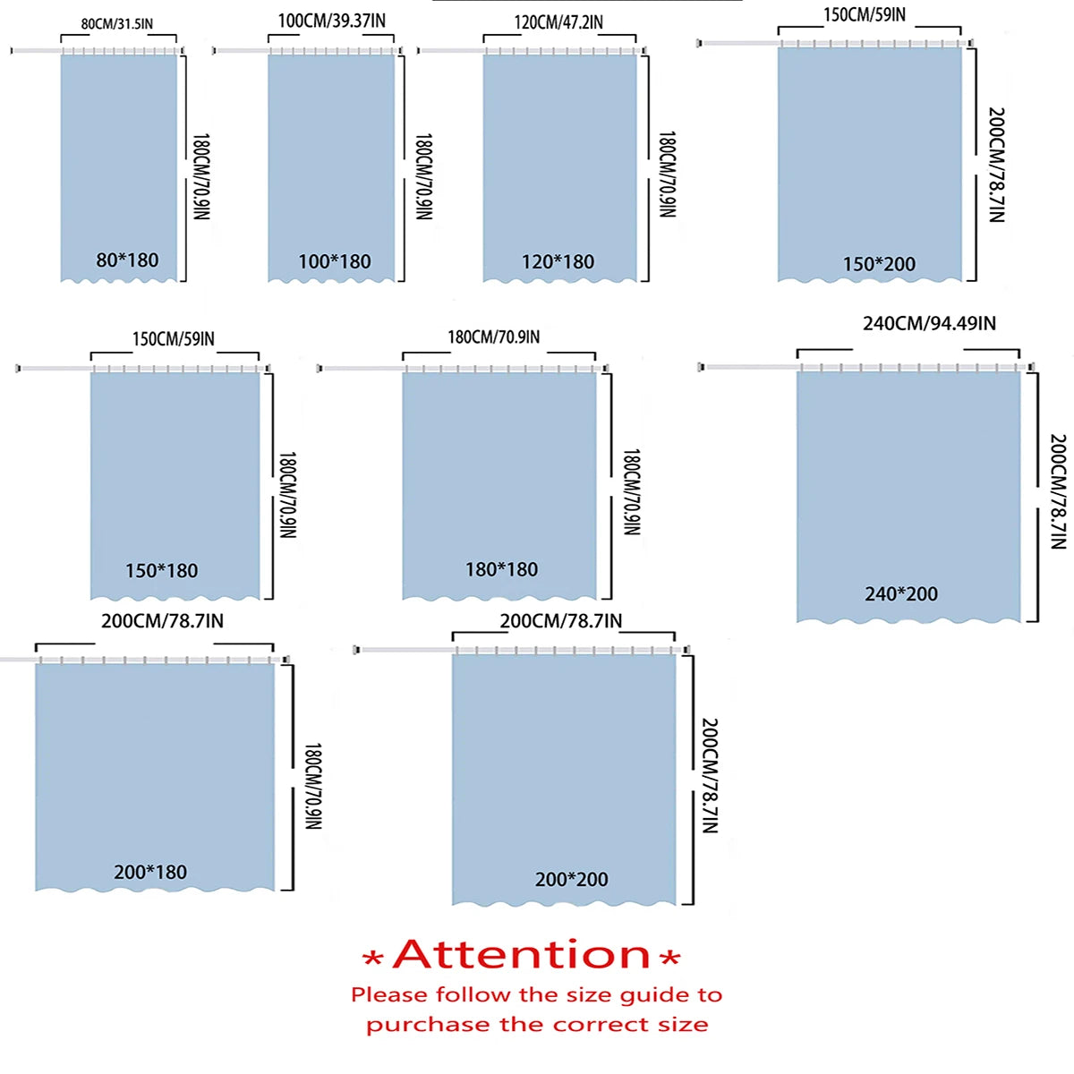 Japanese landscape pattern polyester material shower curtain waterproof