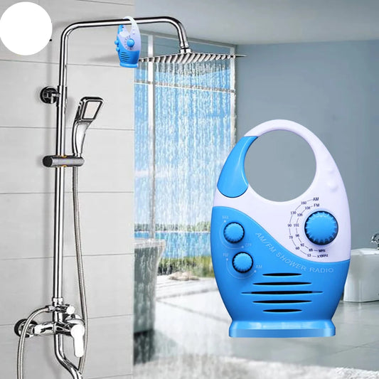 Waterproof Portable FM AM Radio Shower Music Hanging Radio