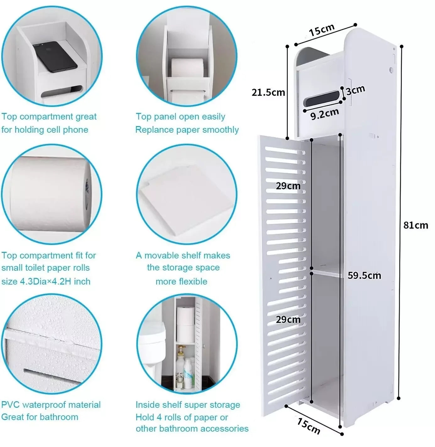 Storage Cabinet with Doors