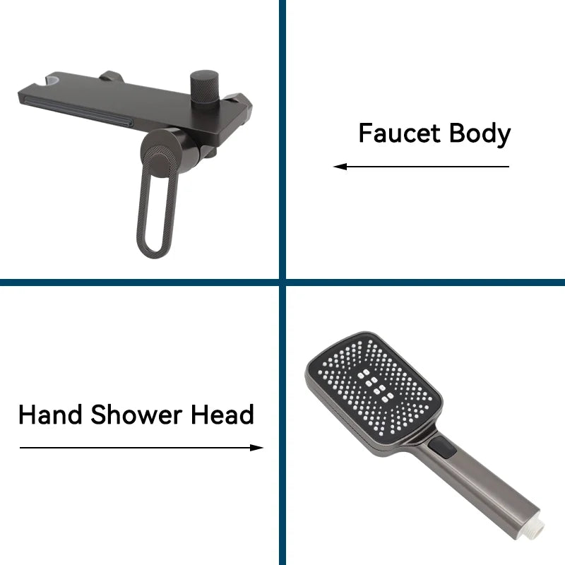 Bathtub Shower Faucet Single Handle
