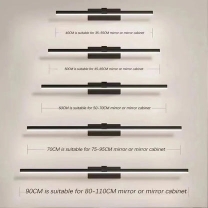 Mirror Headlight led Bathroom Cabinet