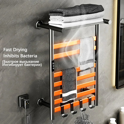 Display Electric Towel Rack With Shelf