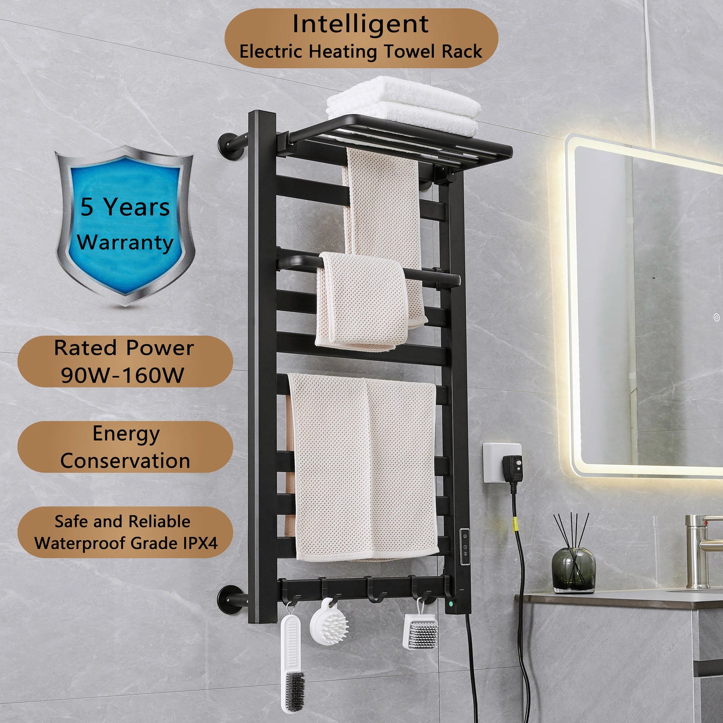 Smart Home Electric Heated Towel Rail