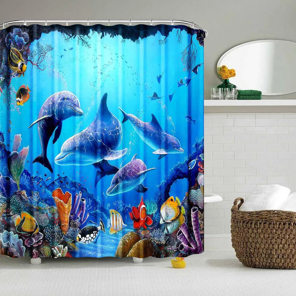 Dolphin Shower Curtain