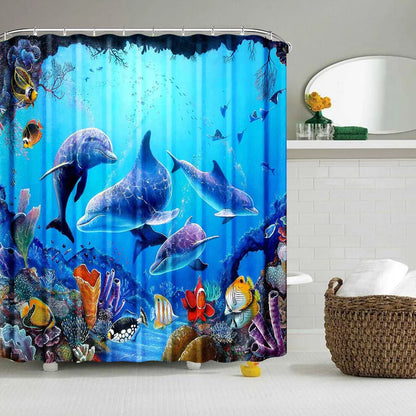 Dolphin Shower Curtain