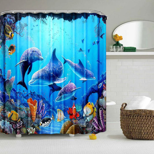 Dolphin Shower Curtain