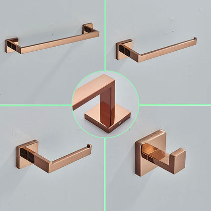 Bathroom Rose Gold Hardware Set Stainless Steel