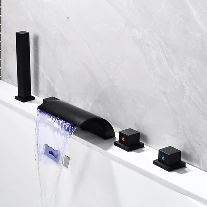 LED Waterfall  Bathtub Faucet