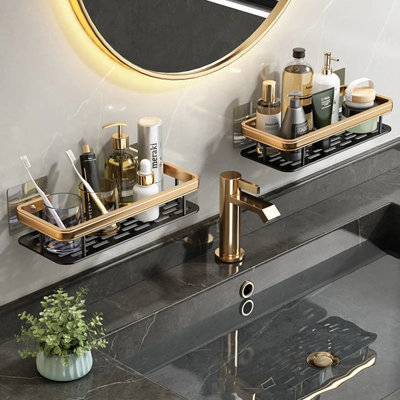 Wall Mounted Bathroom Storage Organizer