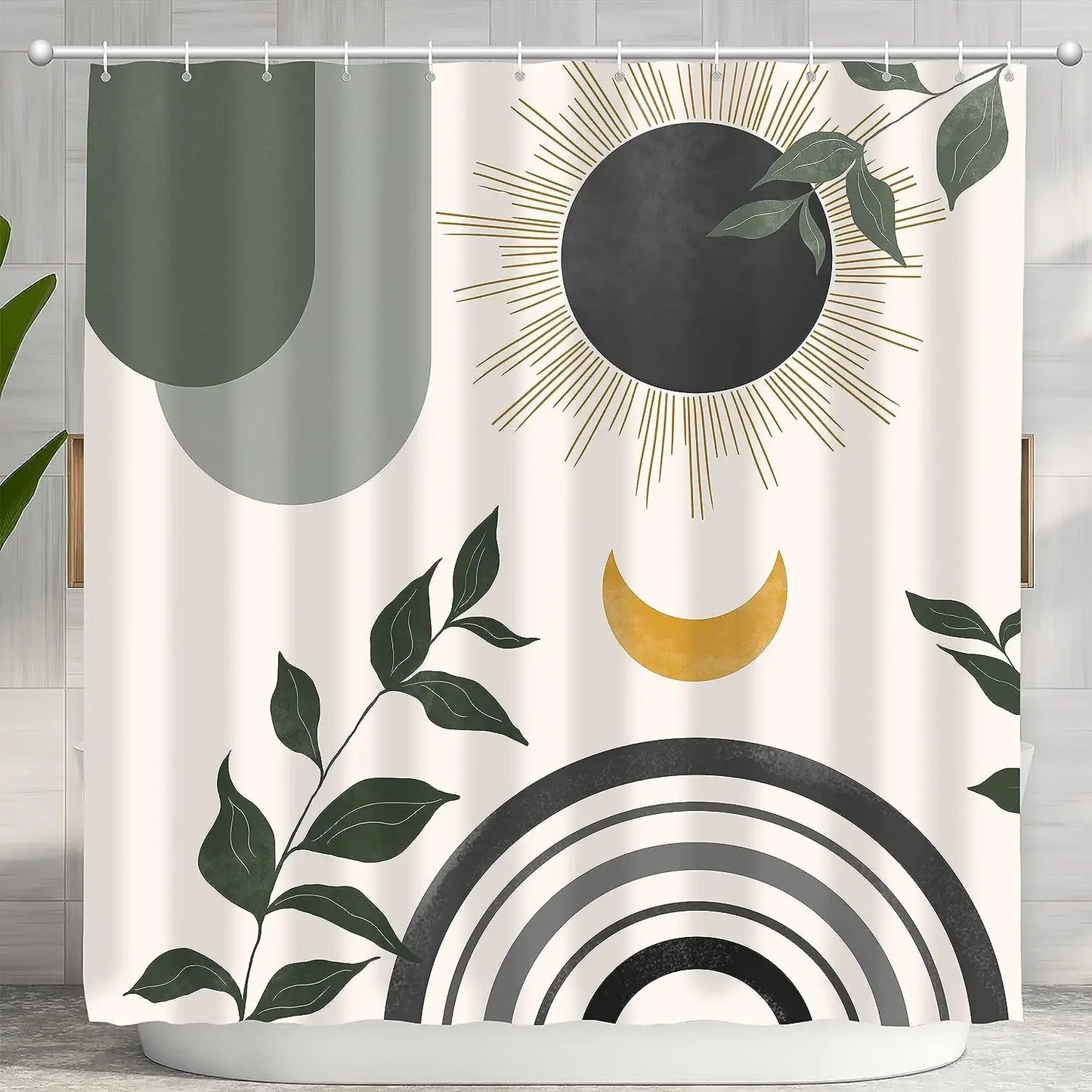 Bohemian shower curtain