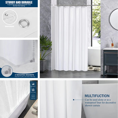 Clear Shower Curtain Waterproof