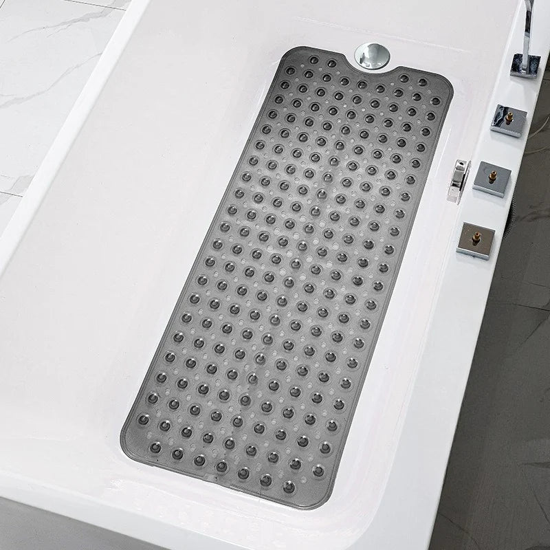 non-slip bathtub mat shower mat  with drain holes and suction cups machine washable household bathroom shower carpet bathroom