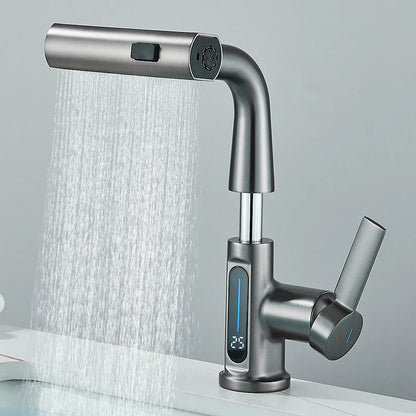 Temperature Digital Display Basin Faucet