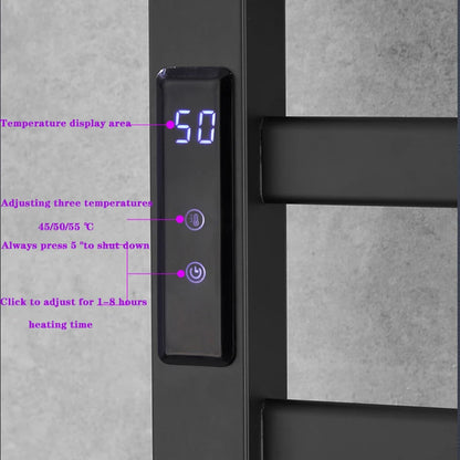 Electric Heating Towel Rack Digital Display