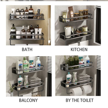 Bathroom Shelf Makeup Storage Organizers