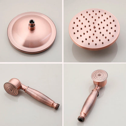 Antique Copper Bathroom Shower Set