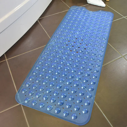 non-slip bathtub mat shower mat  with drain holes and suction cups machine washable household bathroom shower carpet bathroom