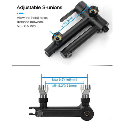 Gold Bathtub Faucet Wall Mounted Waterfall Bath Shower