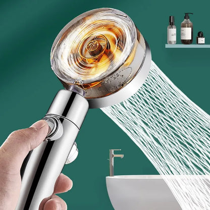 Propeller Shower Head Rainfall High Preassure