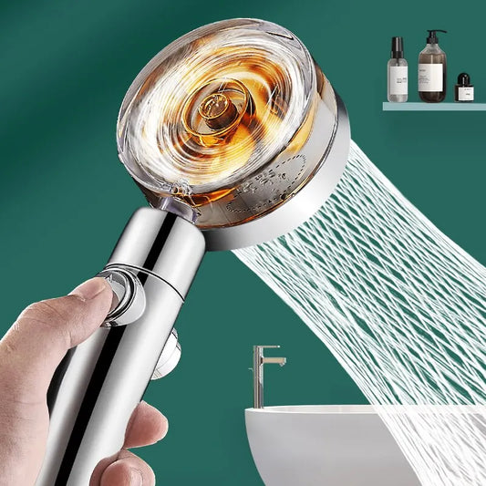 Propeller Shower Head Rainfall High Preassure