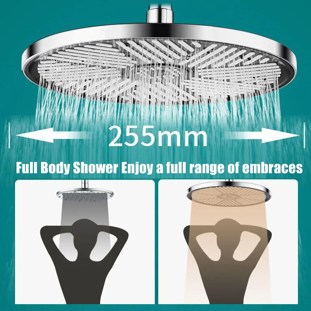 10inch Big Panel Rainfall Shower
