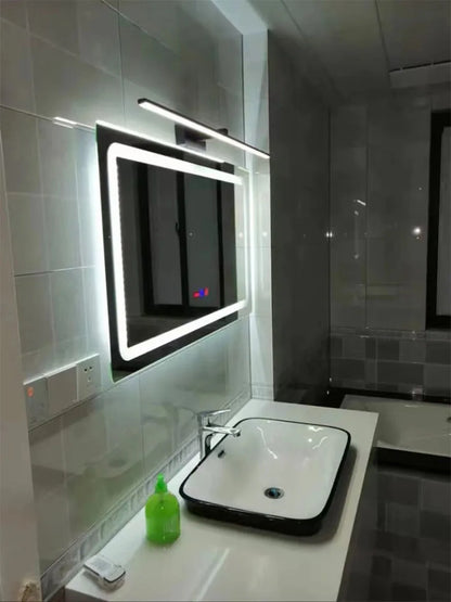 Mirror Headlight led Bathroom Cabinet