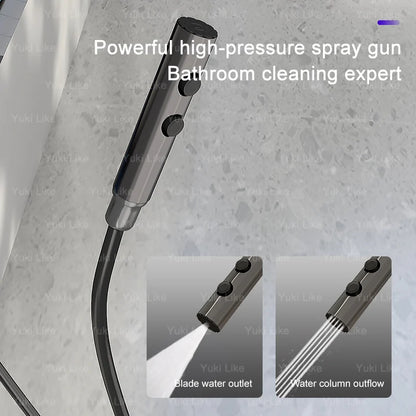 Digital Smart Grey Shower Set