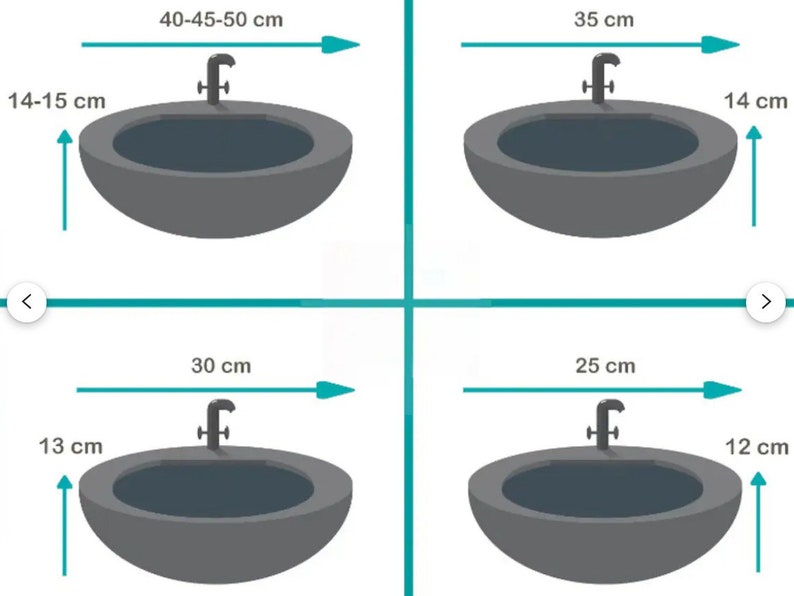 Lily - Modern Moroccan handmade washbowl with brass rim complements lavatory