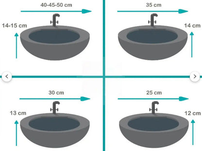 Lily - Modern Moroccan handmade washbowl with brass rim complements lavatory