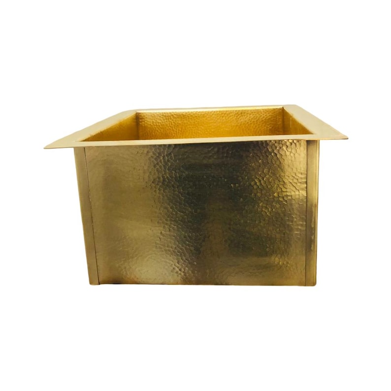 Rose Custom Made Brushed Brass Kitchen Sinks