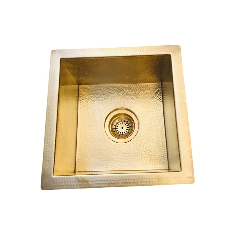 Rose Custom Made Brushed Brass Kitchen Sinks