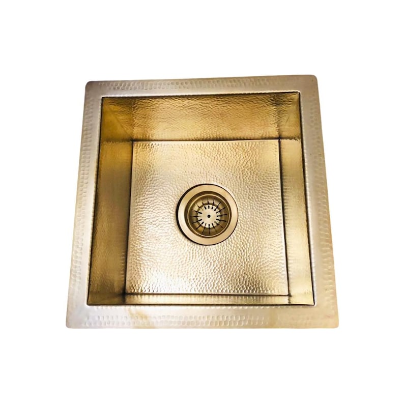 Rose Custom Made Brushed Brass Kitchen Sinks