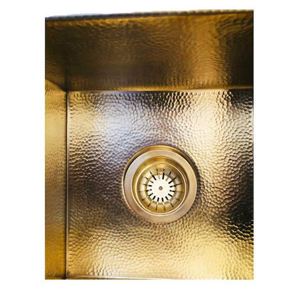 Rose Custom Made Brushed Brass Kitchen Sinks
