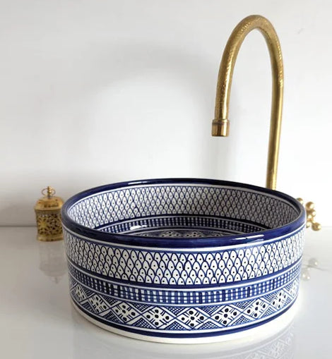 Handmade Wash Basin Holly - High Quality Porcelain Ceramic Sink